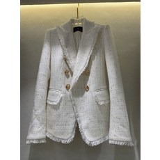 스윗 코트 여성 겨울 가을 계절 긴 소매 태슬 똑딱핀 면 두꺼운 보여 셋업
