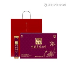 개성상인 석류홍삼스틱 10ml 30포 /전용쇼핑백 /개성인삼농협, 300ml, 1세트