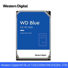 웨스턴디지탈 WD BLUE 7200/256M (WD20EZBX 2TB)