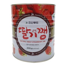 진산푸드 딸기쨈 3kg 딸기잼 캔 대용량, 1개