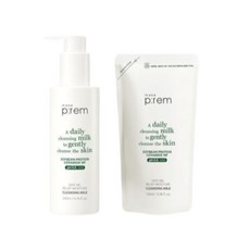 메이크프렘 클린비건 클렌징밀크 200ml+리필 100ml