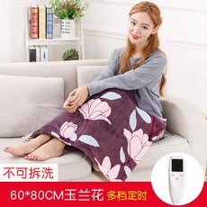 Dec.25 377번 무릎 보호대 무릎 보호대 아기담요 다리 덮개 사무실 난방용 시트 다리온풍기 이불 난방Z, 일체 6 단 정시 60 * 80 목련 화