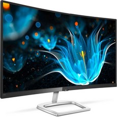 필립스 컴퓨터 모니터 328E9QJAB 32 커브드 프레임리스 Full HD VA 128 sRGB FreeSync 75Hz VESA 4년 사전 교체 보증 블랙, 32 Inch Full HD, E9 Line | Curved_Monitor
