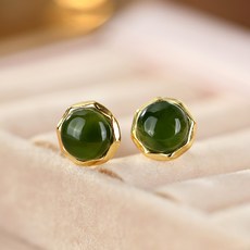 말굽비취귀걸이