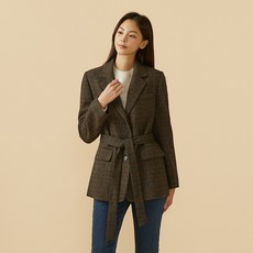 [JAJU/자주] 베이직 울 자켓_브라운