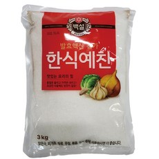 백설 한식예찬 3kg 4개