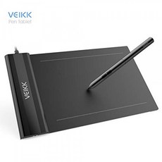 VEIKK S640 V2 그래픽 그리기 태블릿 Android Windows Mac OS 용 배터리가 필요없는 펜을 갖춘 6x4 인치 OSU, 단일상품, 단일상품