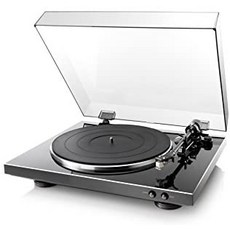 Denon 턴테이블오디오 휴대용 lp 레코드빈티지 미니 오디오 장치용 Denon DP 300F 턴테이블-77496, 02.검정, 단일옵션