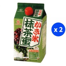 카키고오리 말차 녹차 일본 빙수 시럽 900ml x 2팩