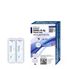 유통기한 26년 8월 젠바디 코로나 자가 진단 검사 키트 2개입 5박스, 1개, 10세트