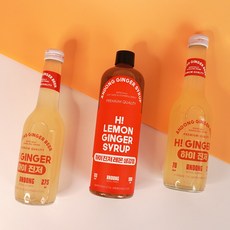 [안동농협] 생강을 그대로 담은 하이진저 레몬생강청 500ml x 3병, 3개