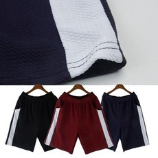 XPM71920313 남녀공용 옆배색 5부 반바지 여름옷 여름바지