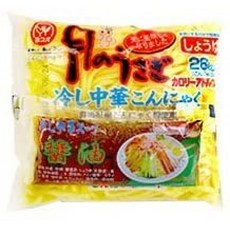 요코 오 데일리 푸드 月のうさぎ 냉 중화면 곤약 간장 170g × 24 개, 1