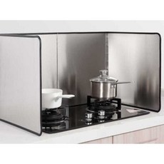 가스레인지 가림막 기름 튐 방지 병풍 벽면 보드 캠핑, 상세 페이지 참고, 3단 폴딩 50x80cm 깊이 45cm