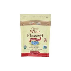 Spectrum Essentials Organic Whole Flaxseed 15 Oz 786936, 1개