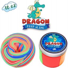 My Playful Kiddos Fluffy Dragon Poop Slime 키트 for Boys-Soft Extra Fluffy Floam Putty Package (Dr, 단일상품