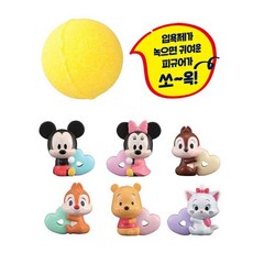 미키 미니 푸 랜덤 캐릭터 피규어 입욕제 목욕장난감 아기목욕놀이, 상세페이지참조
