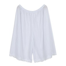 원피스토리 꽃레이스 7부 인견속바지 시원한쿨이너팬츠 홈웨어잠옷