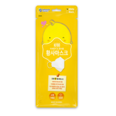 건영크린텍 3단 황사 마스크 아동용 KF80 검정 소형, 1개입, 80개, 하얀색