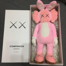 kaws 핑크 토이 카우스 소프트 인형, D.핑크(케이스), 약 50cmcm