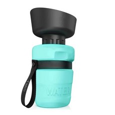 물병 애완 동물 먹이 공급기 그릇 여행 음주 음료 강아지물, 1개, 3.green