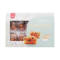삼립 리얼 미니 생크림파운드 36g x 20입, 2개
