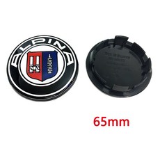 알피나 자동차 휠 허브 센터 캡 림 4개 56mm 방진 커버 배지 로고, 03 4pcs 65mm ALPINA