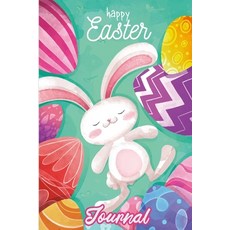 Happy Easter Journal: Easter Theme Notebook for Childrens - Easter Lazy Bunny! Paperback, Booksizonia, English, 9786099635385