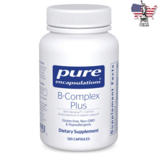 퓨어 인캡슐레이션 비타민 B 컴플렉스 플러스 (B-Complex Plus), 1개, 120캡슐