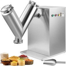 BestEquip VH-8 분말 혼합기 V 유형 분말 혼합기 Max. 작업 용량 3.2L 제약 분말 믹서 8L 배럴 용량 V 블렌더 차 허브 콩, 단일옵션