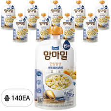 맘마밀 안심밥상 레토르트이유식, 140개, 140g
