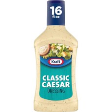 Kraft 크래프트 샐러드 드레싱 시저, 473ml, 4개