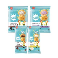 삼립 마메이드 냉동 아이스슈 4종 4봉 골라담기(화이트/초코/블루베리/쿠키), 블루베리요거트왕슈 4봉, 4개, 108g
