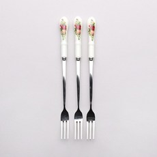 블룸엣홈 황실장미 스네이크 롱포크 3P세트, 단품, 3개