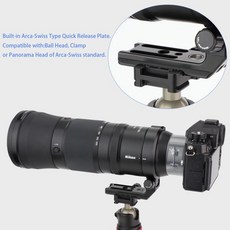 LMR-Z186 렌즈 칼라 니콘 호환 니코르 Z 180-600mm f/5.6-6.3 VR 삼각대 마운트 링 내장 아르카타입 플레이트(796528)