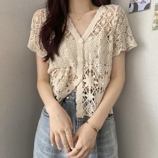망사가디건