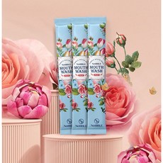 무알콜 구강청결제 노블 장미향 마우스워시 스틱형 10개입