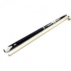 241747 / PREOAIDR 3142 P6 Pool Cue with Case Billiard Stick Kit 13mm / 11.5mm Tips Black / White Col