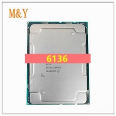 Xeon Gold 6136 프로세서 확장 가능 CPU 24.75M 캐시 3.00GHz 12 코어 148W LGA3647 SR3B2 Gold6136