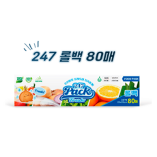 247팩 프레쉬 푸드팩 롤백 (80매)