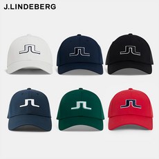 [J.LINDEBERG] 남성골프모자 제이린드버그 골프웨어 앵거스 골프 캡, 3. 블랙(블랙로고)