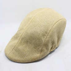 남성 린넨 리넨 신문동 개츠비 모자 아이비 골퍼 핑탑 택시운전사 모자