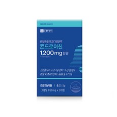 종근당건강 관절연골 뮤코다당단백 콘드로이친 1200mg, 30정, 3개