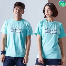 요넥스 211TS024U 남녀공용 배드민턴 반팔 티셔츠 테니스 탁구 볼링 실내 운동 반팔 커플티셔츠 동호인용 선수용 운동복 라운드티 커플티