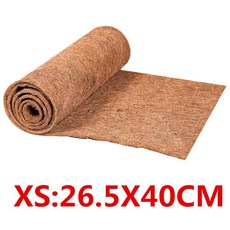 천연 코코넛 야자 섬유 파충류 카펫 정원 매트, xs-26.5x40cm, 1개