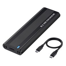 M2 SSD 박스 USB3.1 Type-C 10GBPS NVME 하드 드라이브 인클로저 RTL9210B 제어, 02 C C line, 2