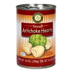 FanciFood Artichoke Hearts Small 14-Ounce (Pack of 12) FanciFood 아티초크 하트 소형 14온스(12팩), 396g, 12개