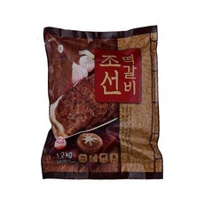 (무)(냉동)천일냉동조선떡갈비 1.2kgX4개, 4개, 1.2kg