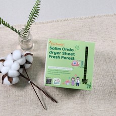 살림온도 건조기시트 프레쉬 포레스트향 (Fresh Forest) 알러지26종 검사완료 드라이시트 섬유유연제, 1개, 80매입
