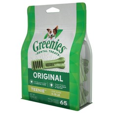  그리니즈 쁘띠뜨 오리지널 510g 강아지 덴탈껌 입냄새 치석제거, 그리니즈 티니, 1개 